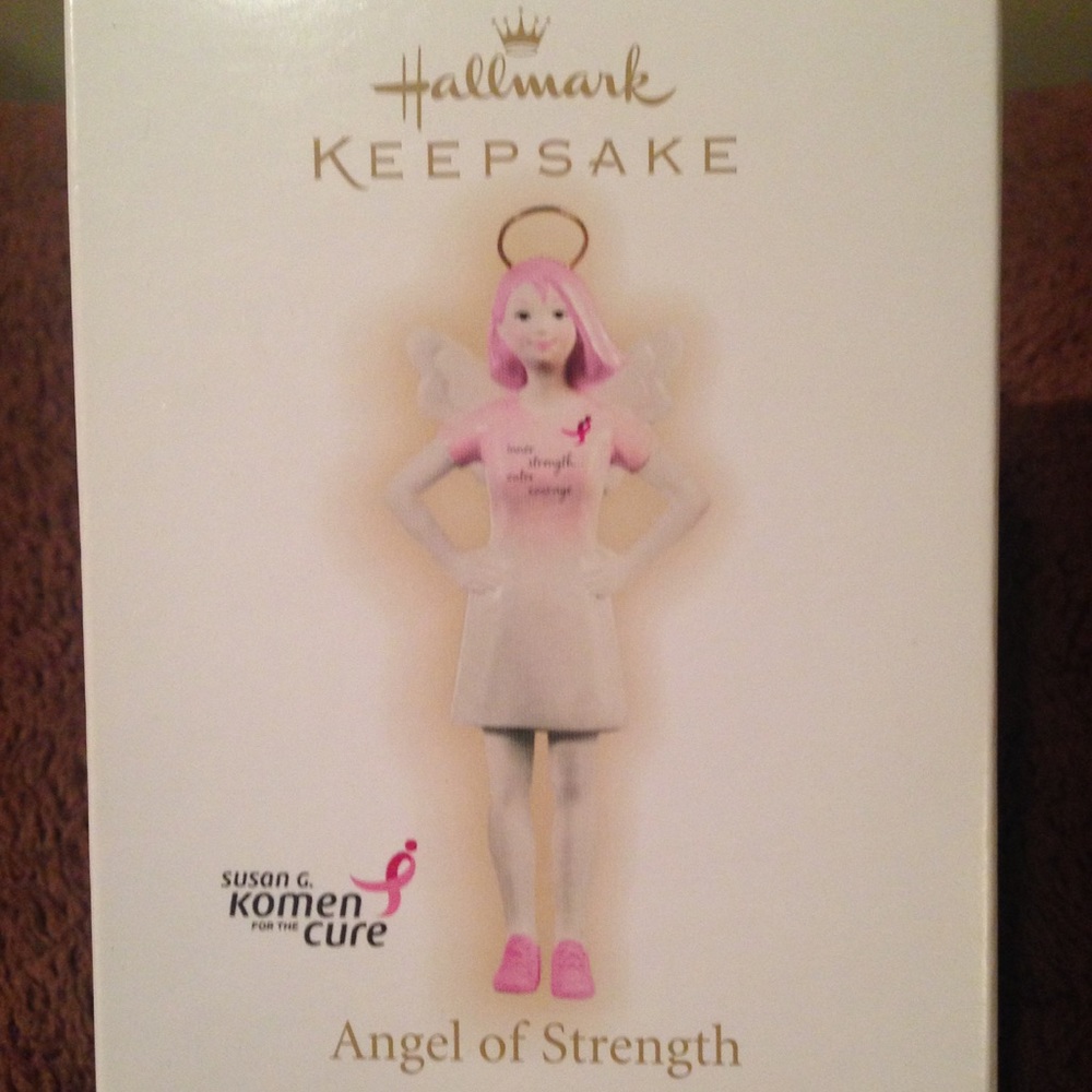 Hallmark Porcelain ornament" Angel of Strength "